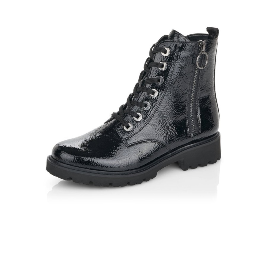 Rieker Remonte D8671 Naisten Mustat Saappaat