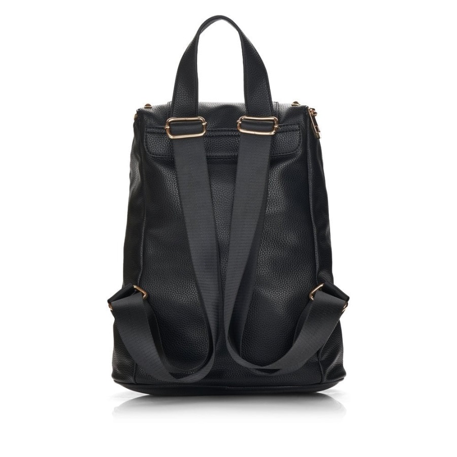 Rieker Remonte Q0521-00 Naisten Musta Vetoketjullinen Laukku Musta