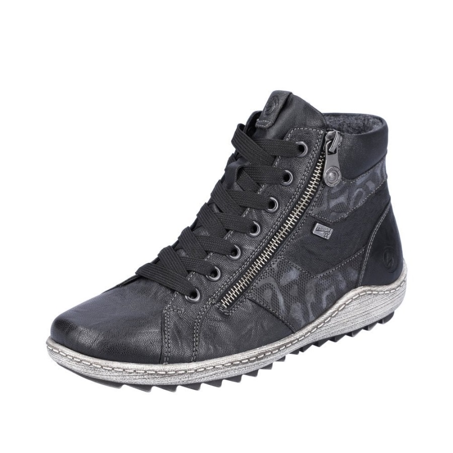 Rieker Remonte R1484 Naisten Mustat Saappaat