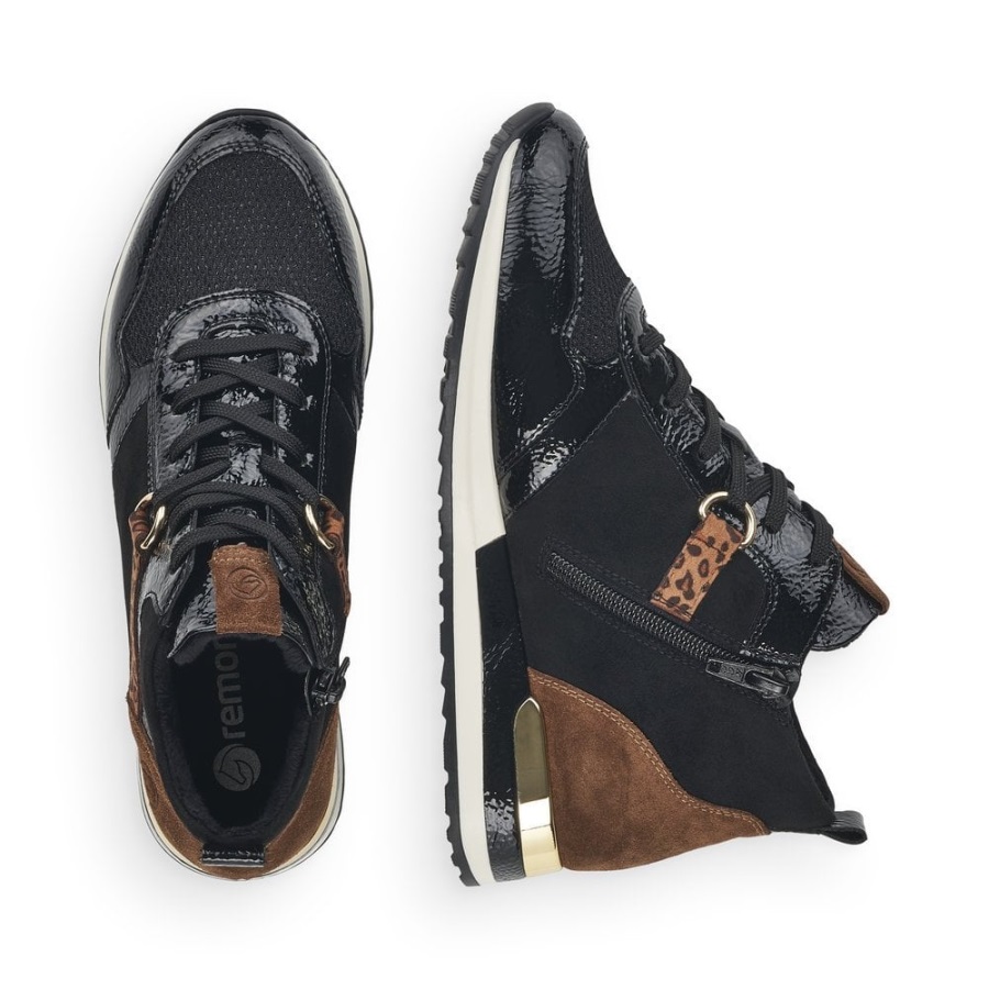 Rieker Remonte R2574 Naisten Mustat Saappaat