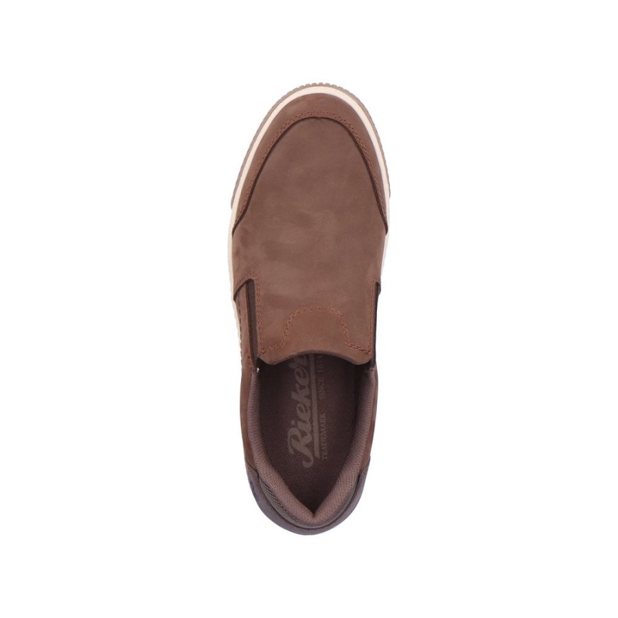 Rieker 18951 Miesten Ruskeat Slip-on Kengät