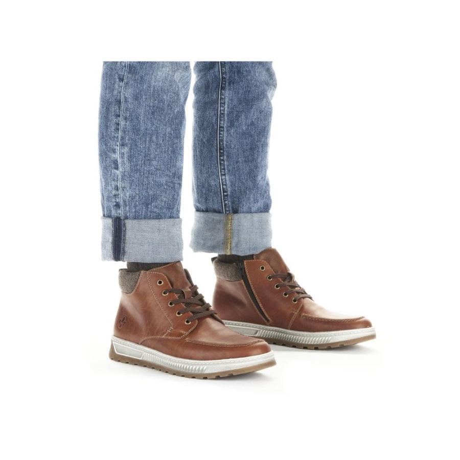 Rieker 37022 Miesten Nilkkurit Ruskeat