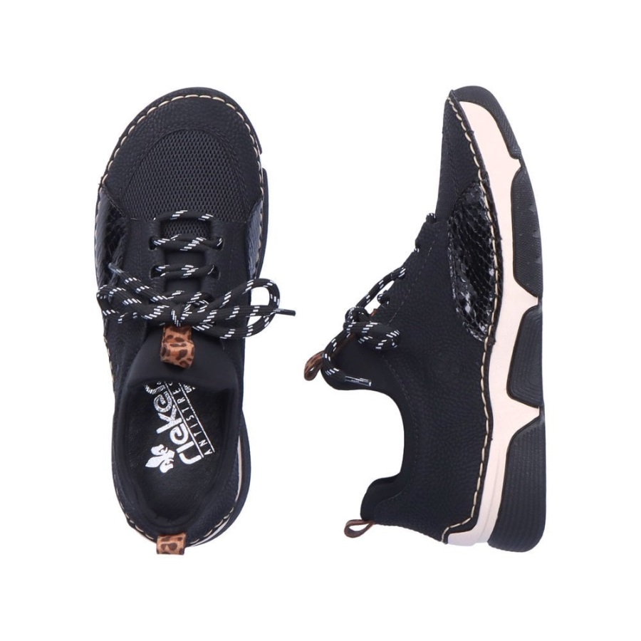 Rieker 45913 Naisten Vapaa-ajan Kengät Mustat