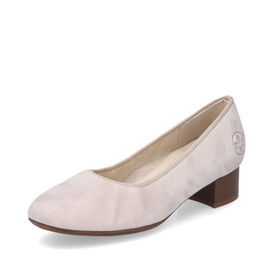 Rieker 49260 Naisten Slip-on Kengät Beige