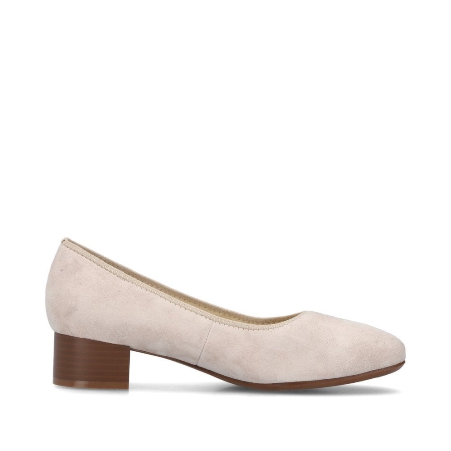 Rieker 49260 Naisten Slip-on Kengät Beige