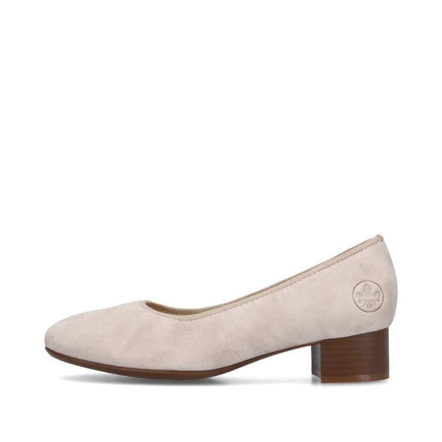 Rieker 49260 Naisten Slip-on Kengät Beige