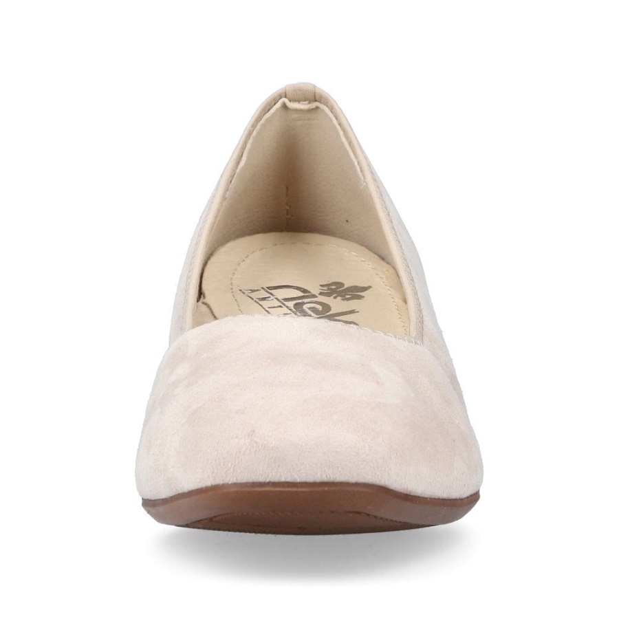Rieker 49260 Naisten Slip-on Kengät Beige