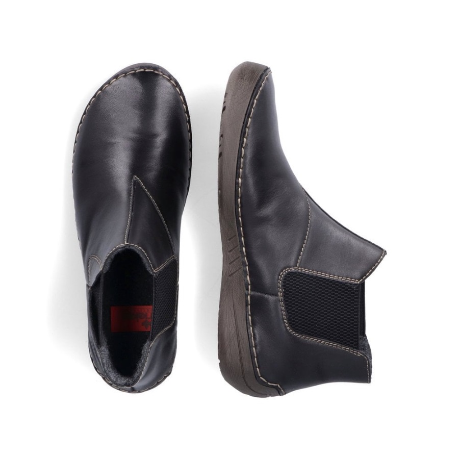 Rieker 52553 Naisten Mustat Saappaat