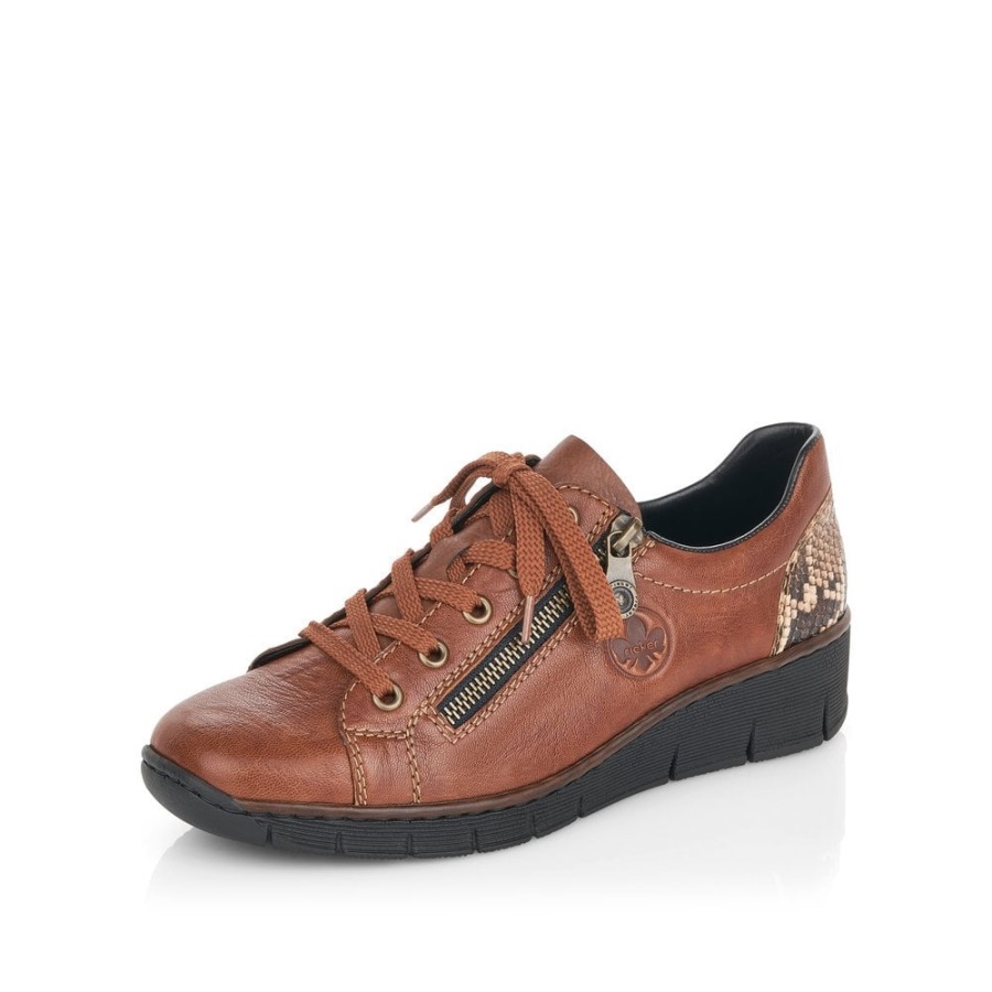 Rieker 53702 Naisten Kengät Ruskeat