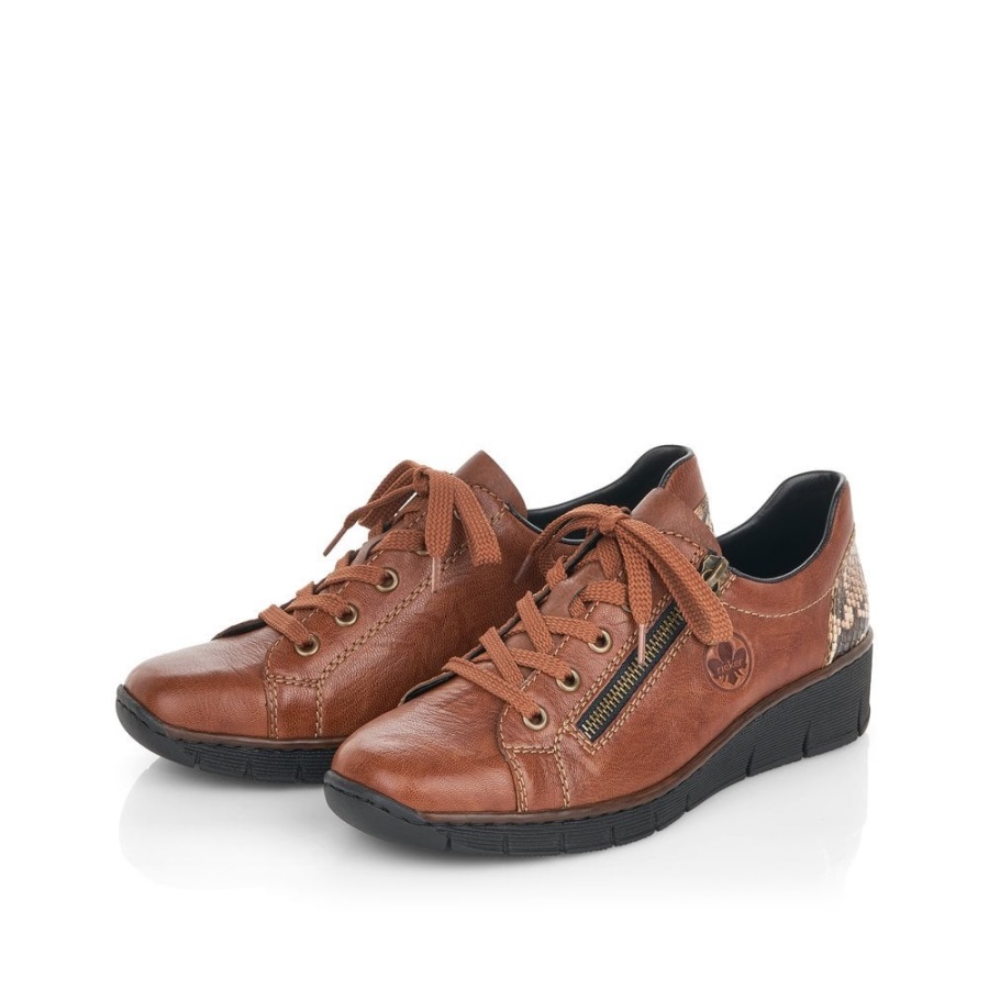 Rieker 53702 Naisten Kengät Ruskeat