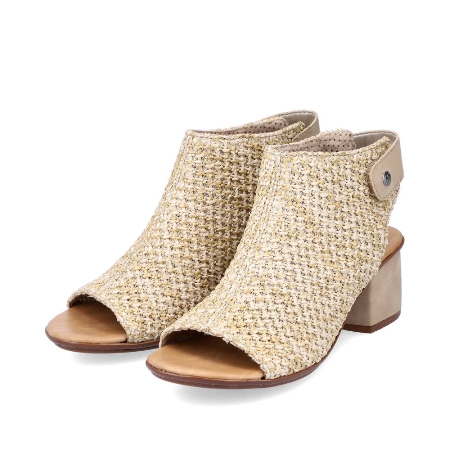 Rieker 64670 Naisten Sandaalit Beige