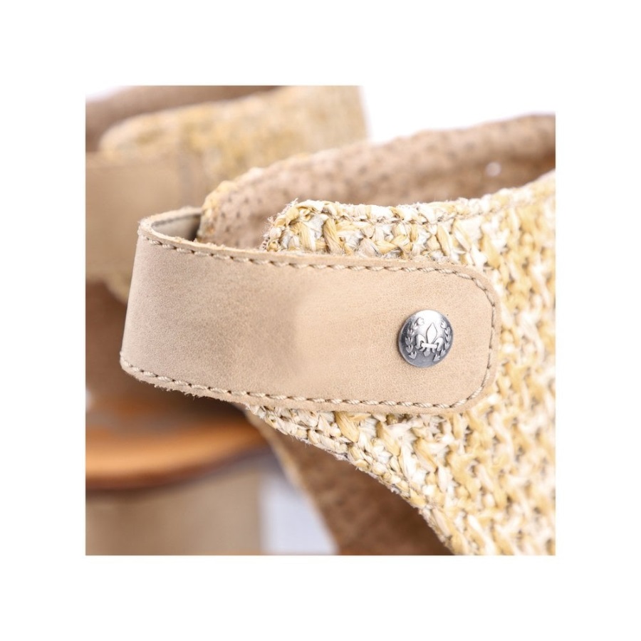 Rieker 64670 Naisten Sandaalit Beige