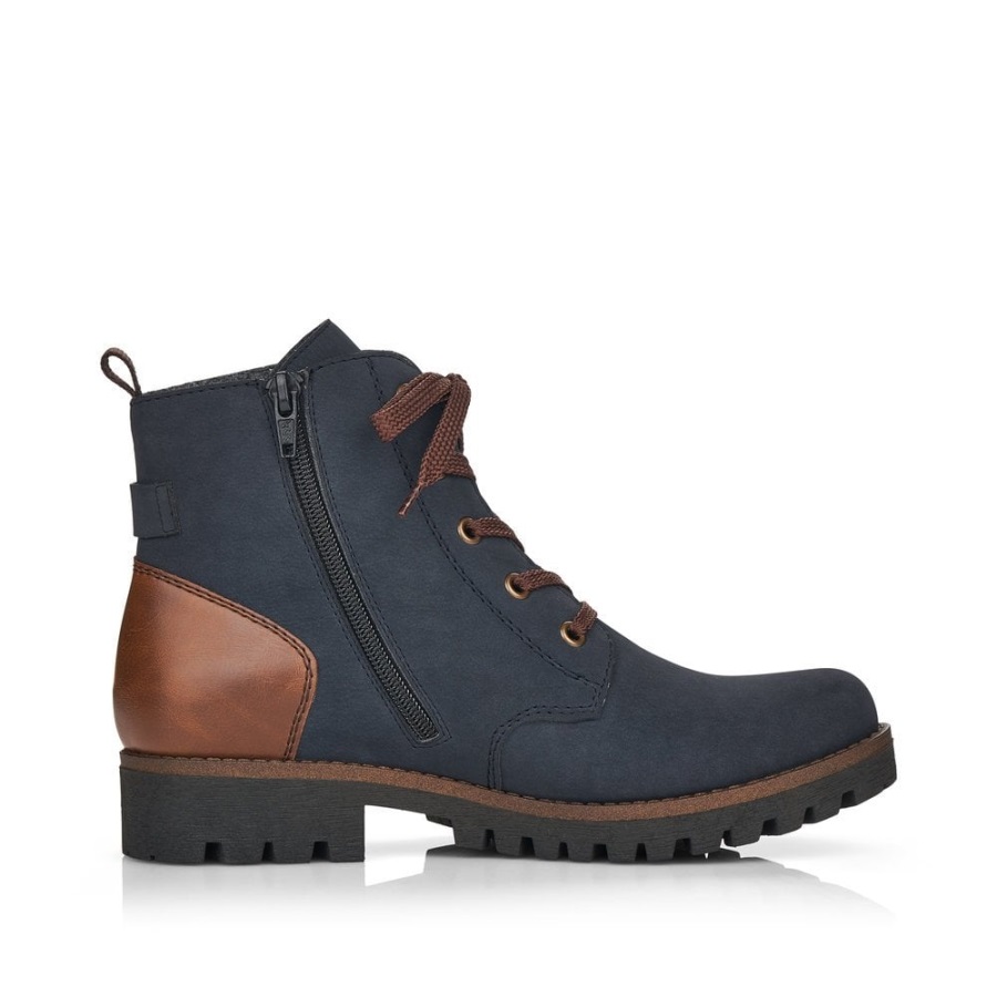Rieker 78502 Naisten Saappaat Siniset