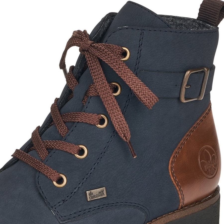 Rieker 78502 Naisten Saappaat Siniset