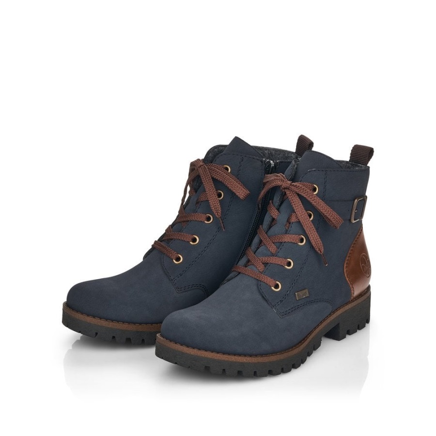Rieker 78502 Naisten Saappaat Siniset