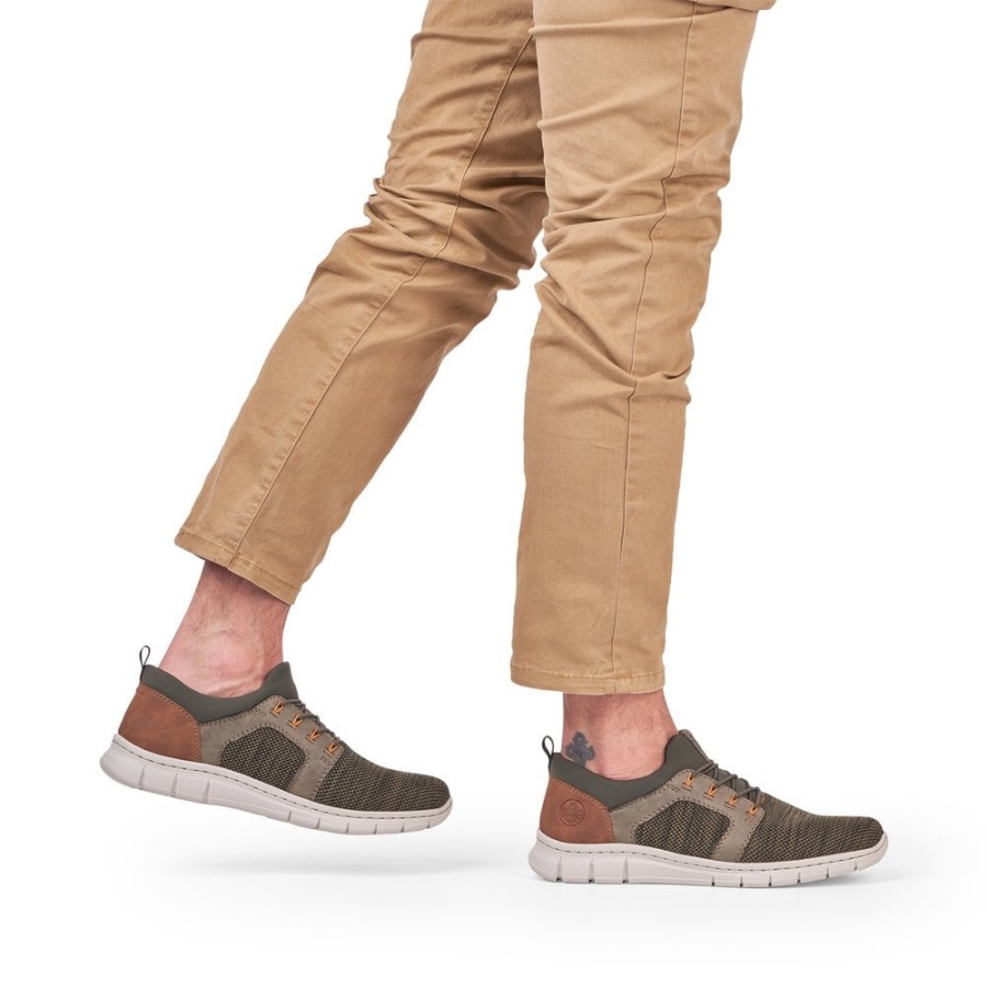 Rieker B7796 Miesten Kengät Vihreät