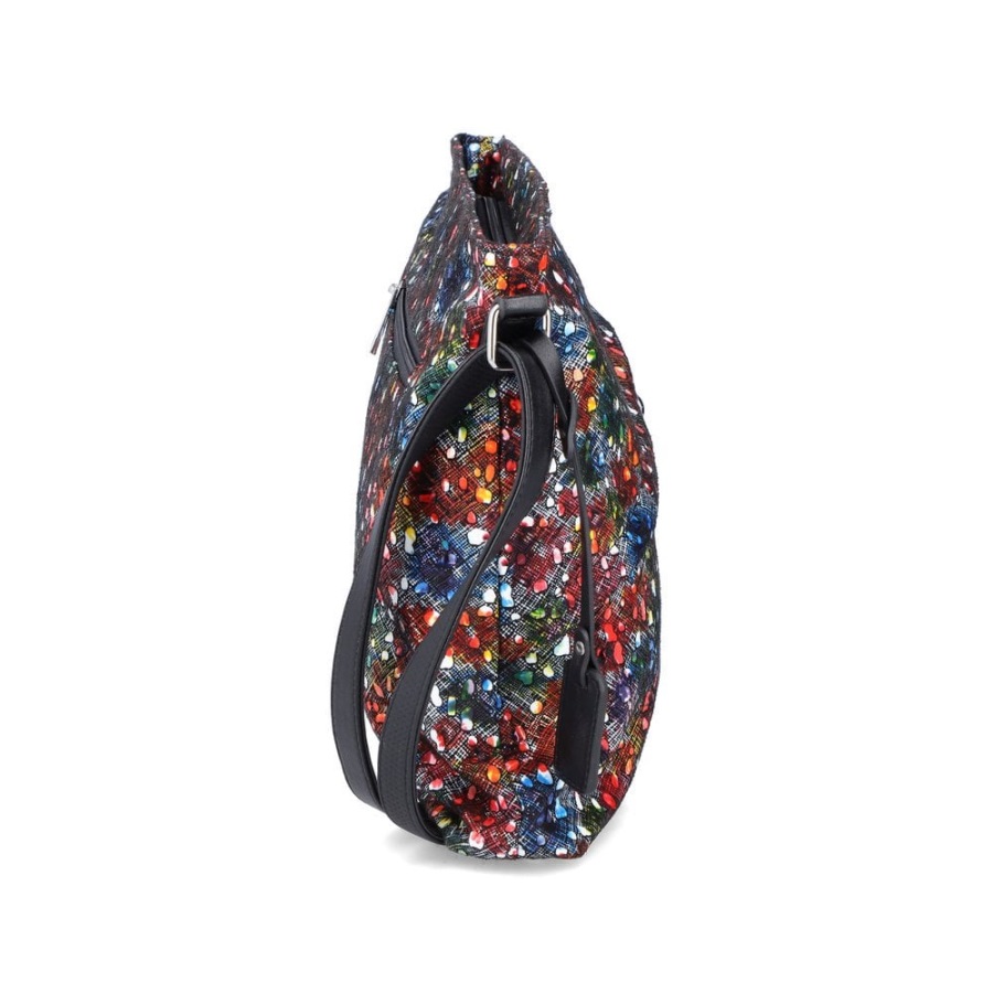 Rieker H1040-94 Naisten Monivetoketjullinen Laukku Metallinen