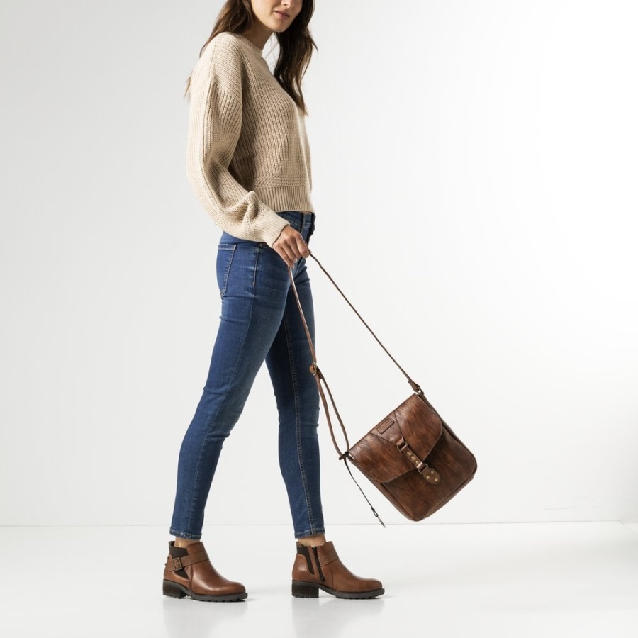 Rieker H1120-22 Naisten Ruskea Käsilaukku Ruskea