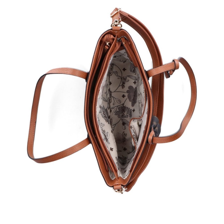 Rieker H1305-00 Naisten Musta Vetoketjullinen Laukku Musta