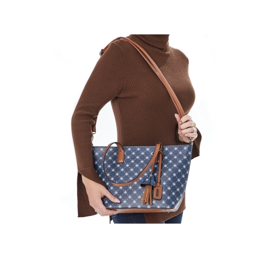 Rieker H1305-14 Naisten Sininen Vetoketjukassi Sininen