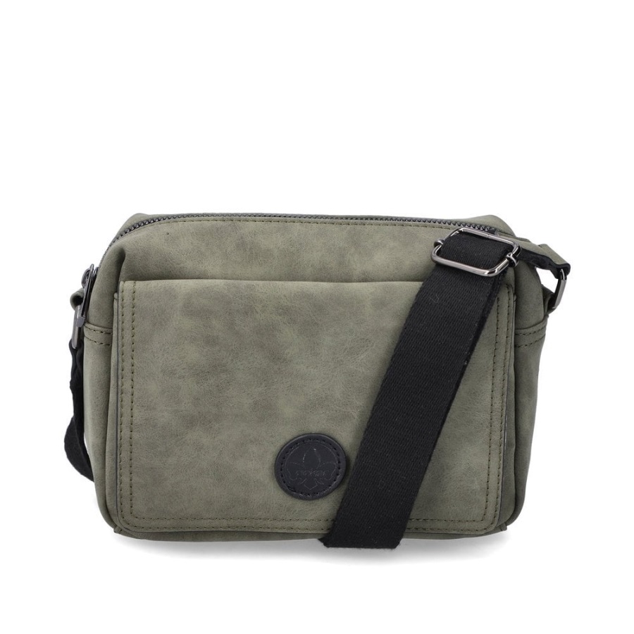 Rieker H1455-52 Naisten Vihreä Vetoketjullinen Käsilaukku Vihreä