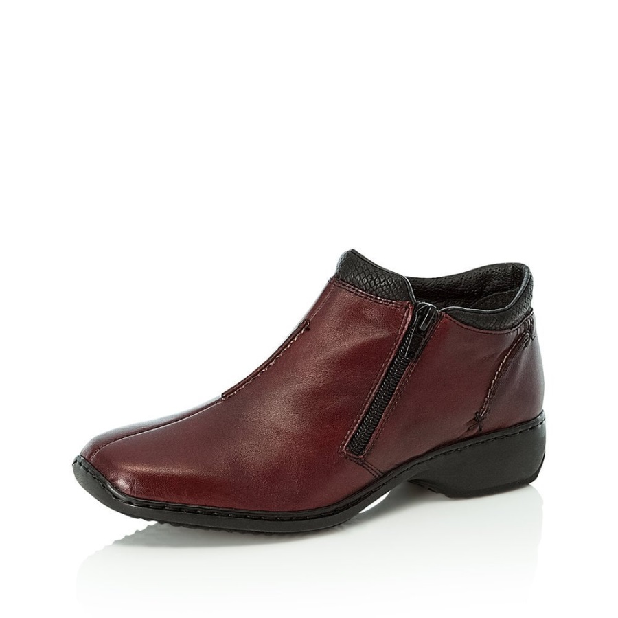 Rieker L3882 Naisten Saappaat Punaiset