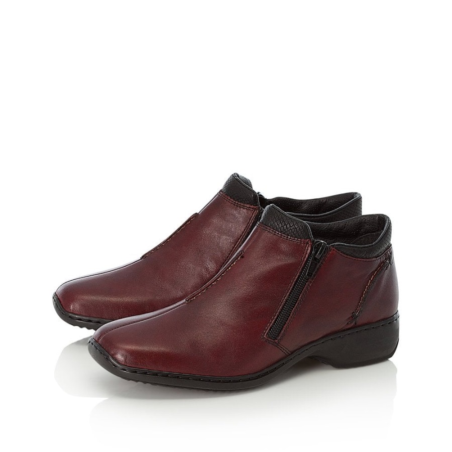 Rieker L3882 Naisten Saappaat Punaiset