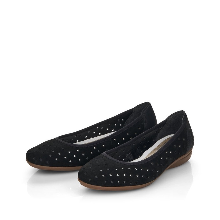 Rieker L8355 Naisten Kengät Mustat