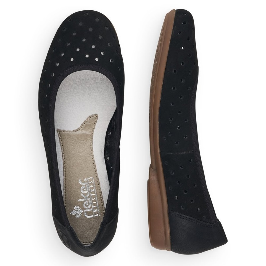 Rieker L8355 Naisten Kengät Mustat