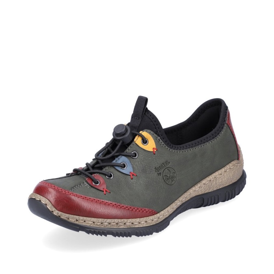 Rieker N3271 Naisten Kengät Vihreät