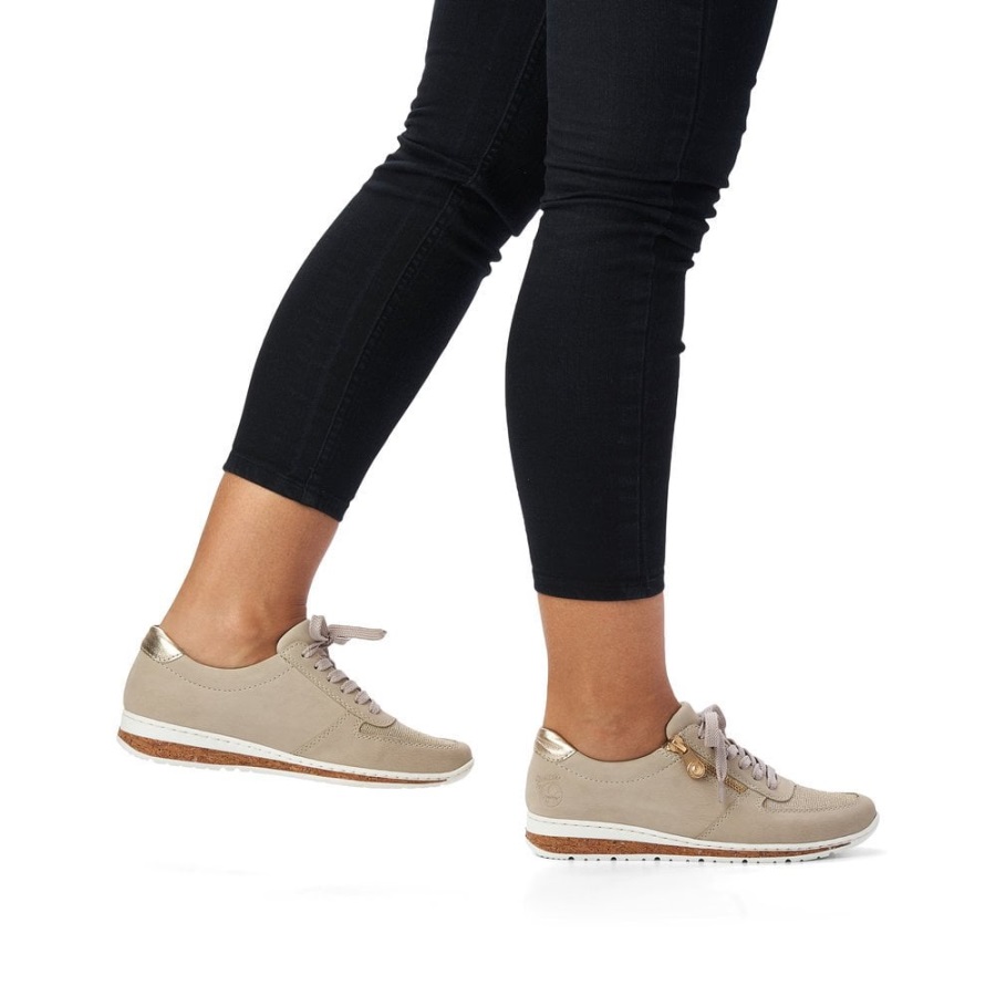 Rieker N5121 Naisten Kengät Beige