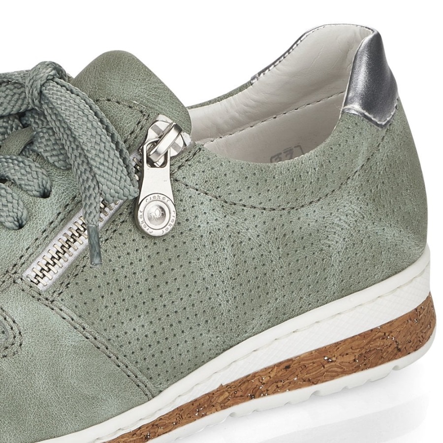 Rieker N5127 Naisten Kengät Vihreät