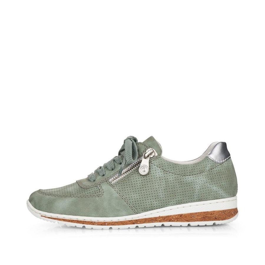 Rieker N5127 Naisten Kengät Vihreät
