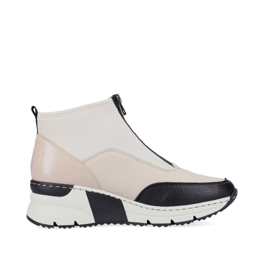 Rieker N6352 Naisten Saappaat Beigenväriset