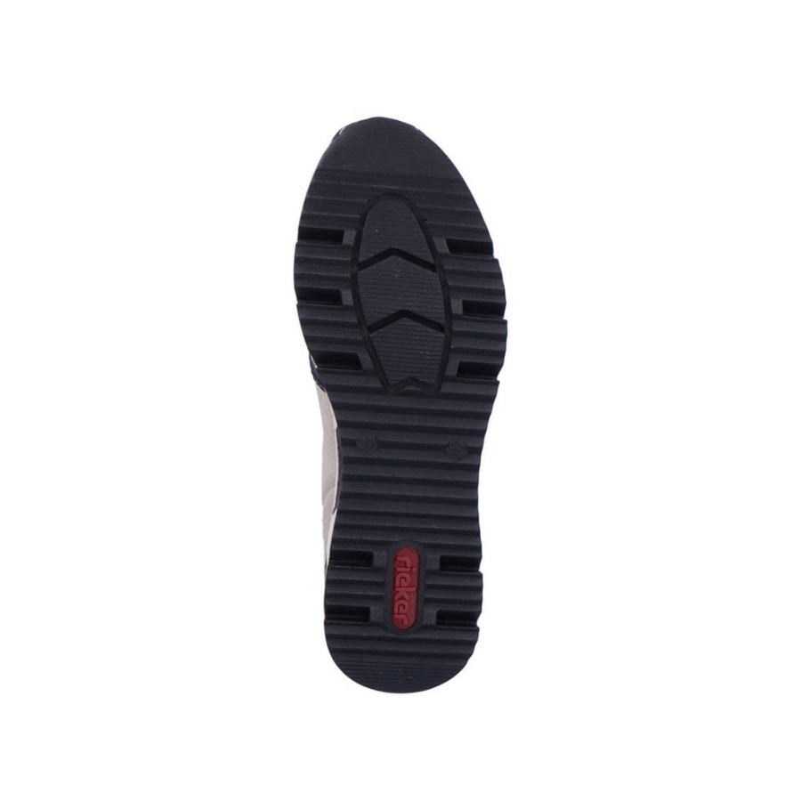 Rieker N6352 Naisten Saappaat Beigenväriset