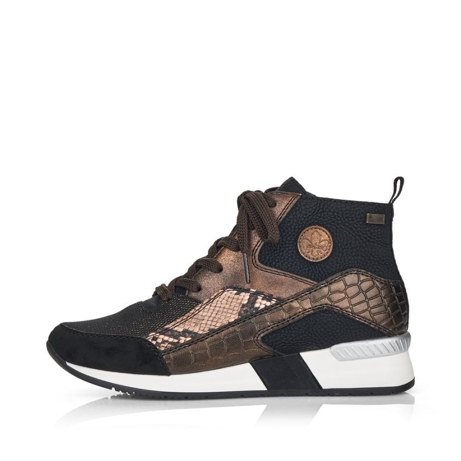 Rieker N7610 Naisten Mustat Saappaat