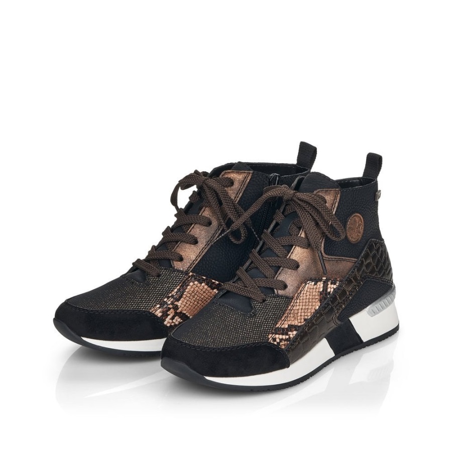 Rieker N7610 Naisten Mustat Saappaat