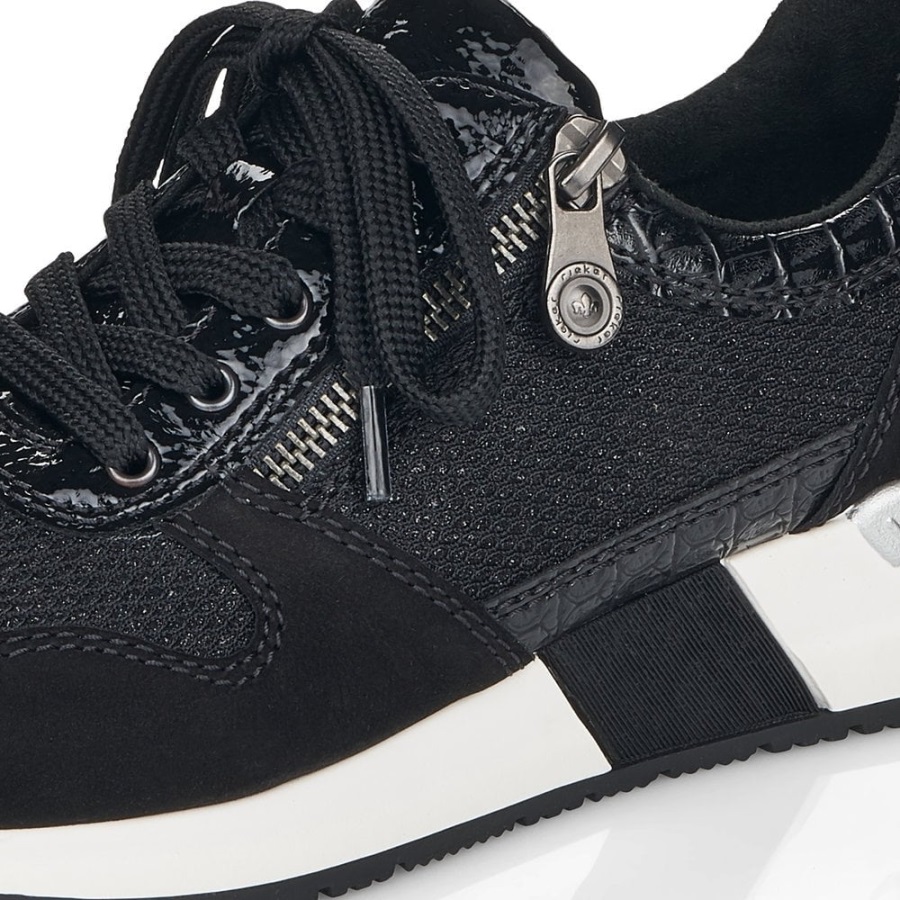 Rieker N7623 Naisten Kengät Mustat