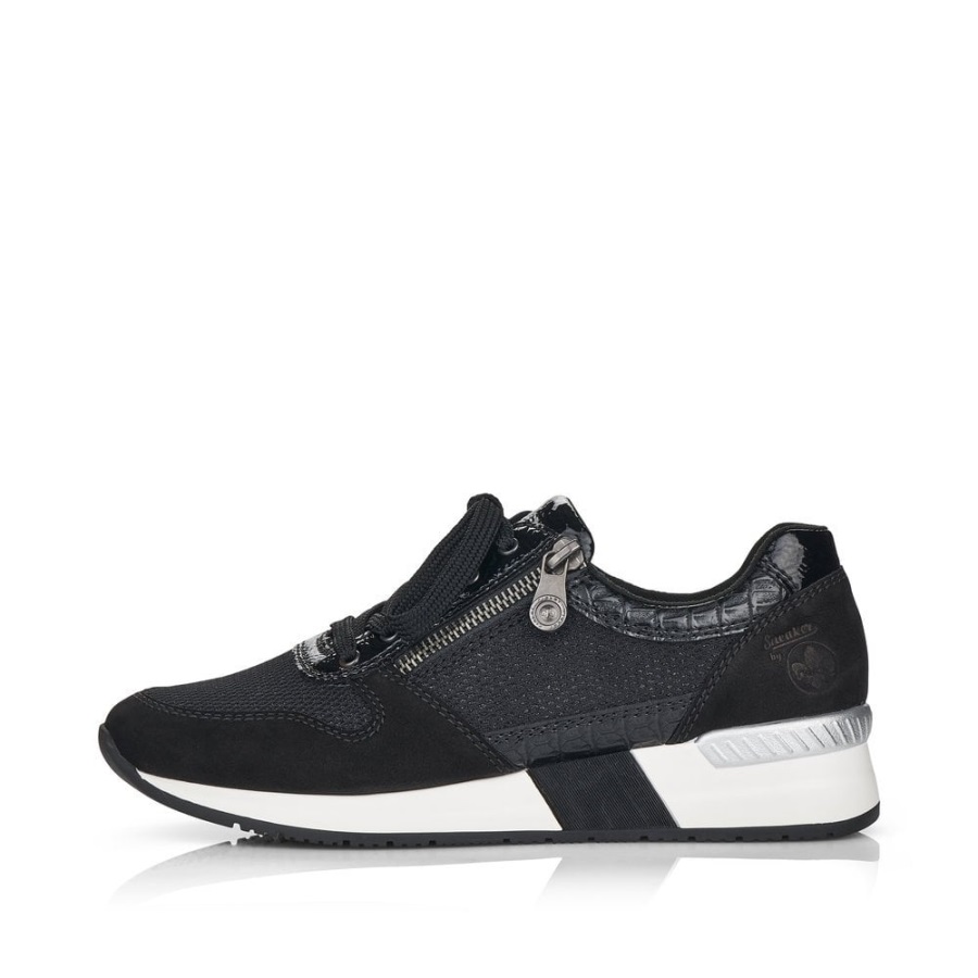 Rieker N7623 Naisten Kengät Mustat