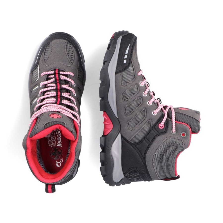 Rieker X8820 Naisten Mustat Saappaat