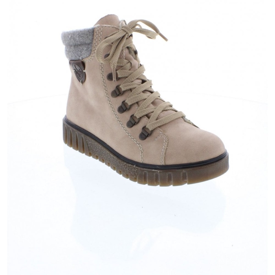 Rieker Y3440 Naisten Vaaleanpunaiset Nilkkurit