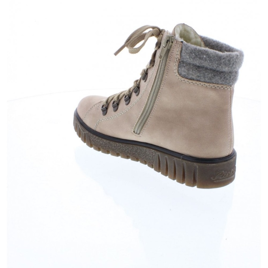 Rieker Y3440 Naisten Vaaleanpunaiset Nilkkurit