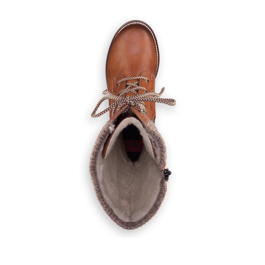 Rieker Z0442 Naisten Polvisaappaat Ruskeat