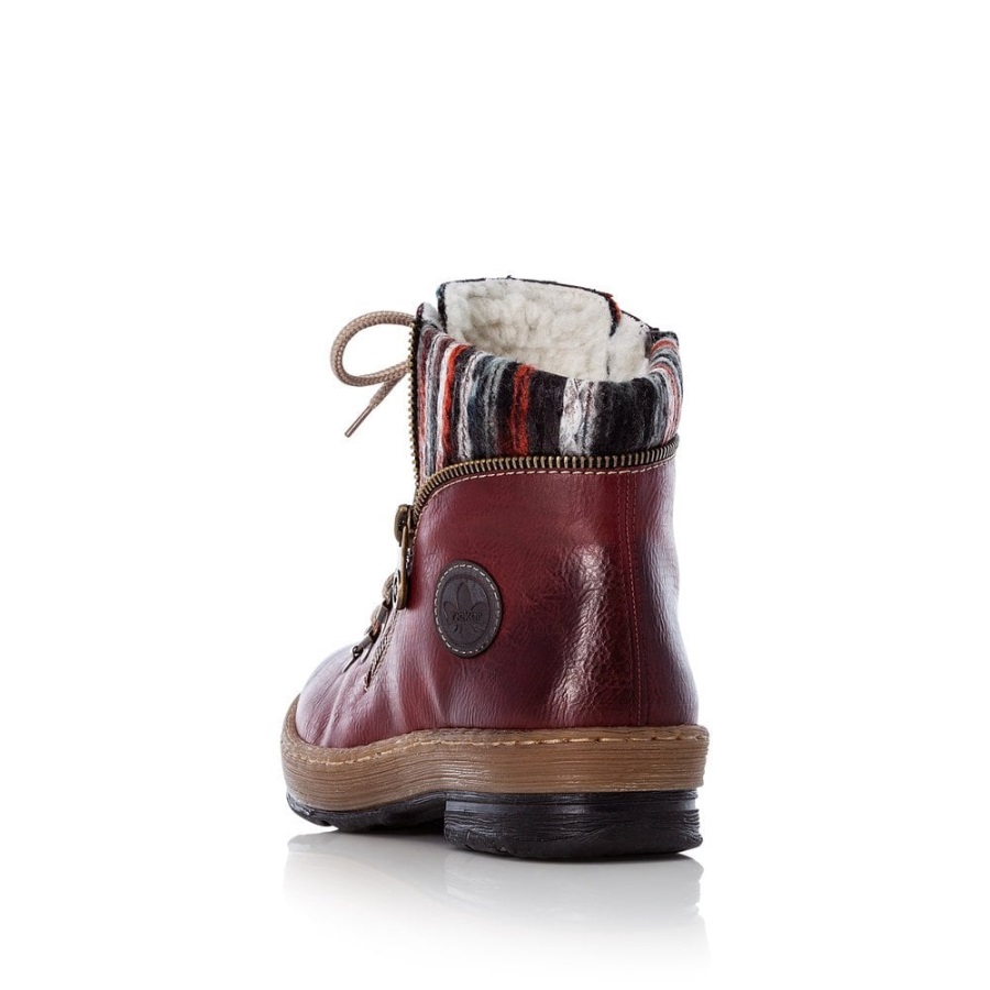 Rieker Z6741 Naisten Saappaat Punaiset