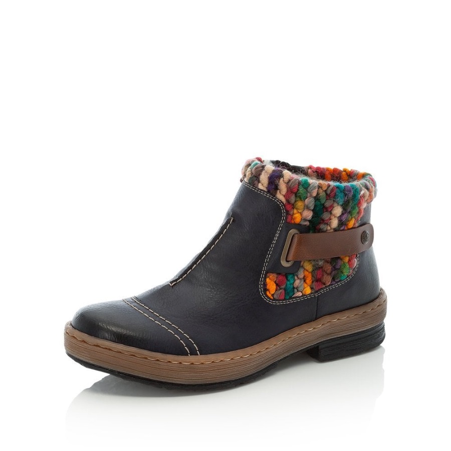 Rieker Z6784 Naisten Saappaat Siniset