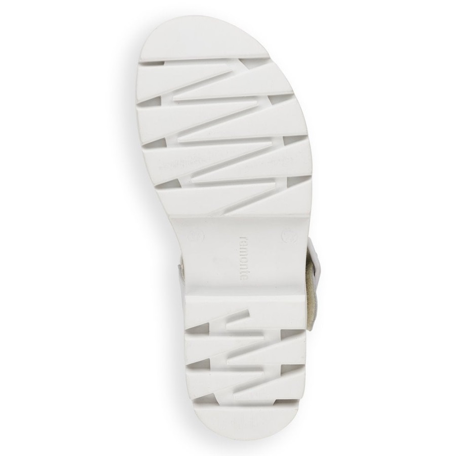 Rieker Valkoiset Remonte D7950 Naisten Sandaalit