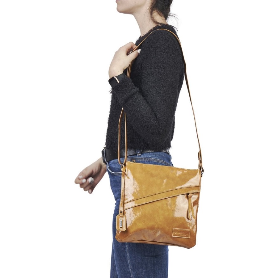 Rieker Yellow Remonte Q0702-68 Naisten Keltainen Käsilaukku