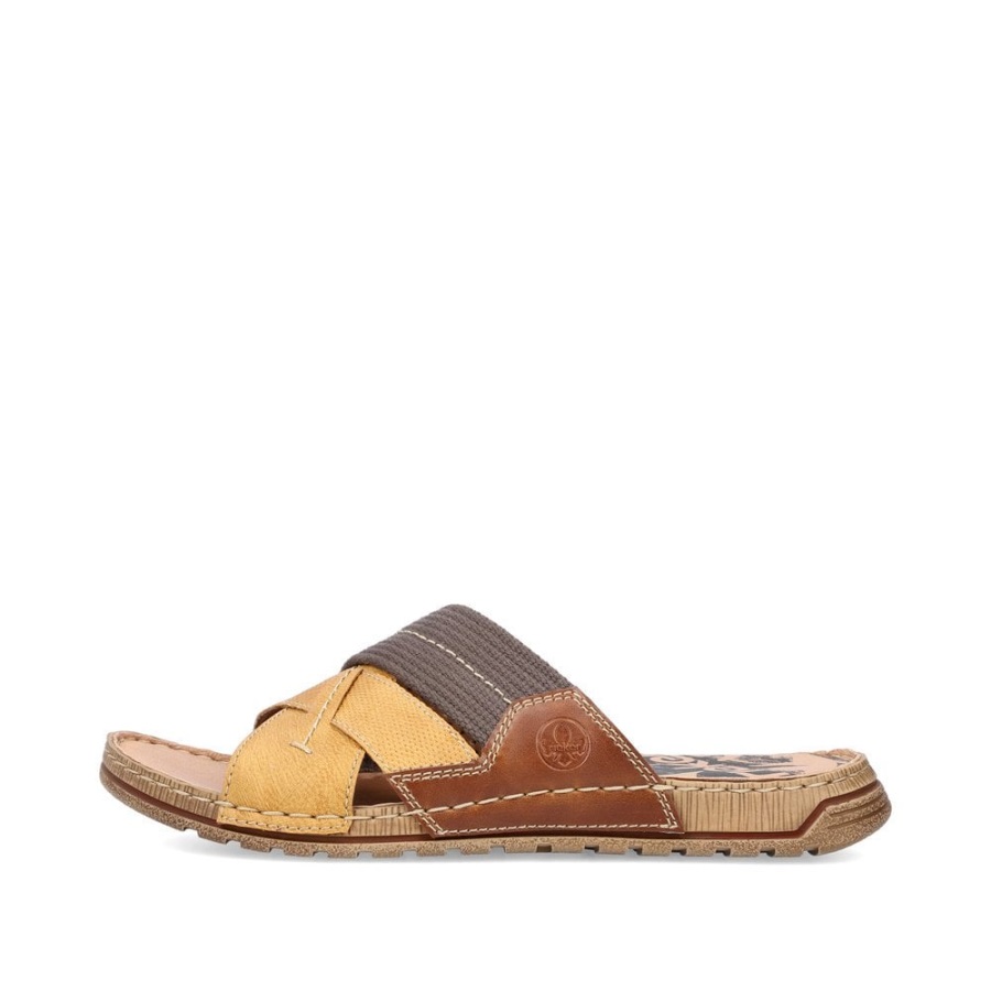 Keltaiset Rieker 21995 Miesten Sandaalit