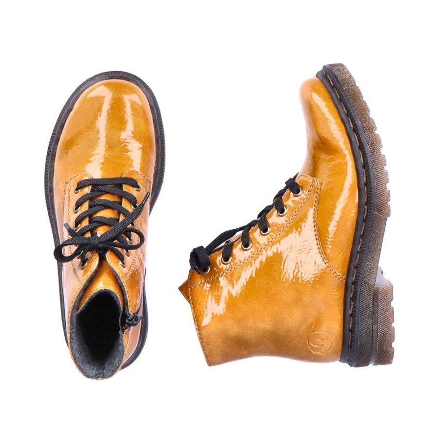 Keltaiset Rieker 78240 Naisten Saappaat