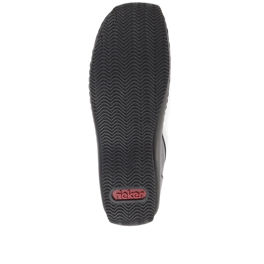 Rieker Suomi Black Penny Loafers